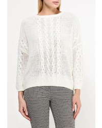 Женский бежевый свитер с круглым вырезом от Incity