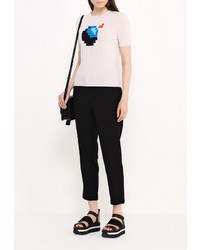 Женский бежевый свитер с круглым вырезом от Jil Sander Navy