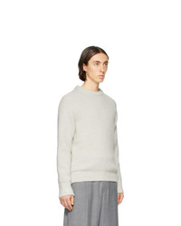 Мужской бежевый свитер с круглым вырезом от Our Legacy