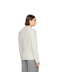 Мужской бежевый свитер с круглым вырезом от Our Legacy