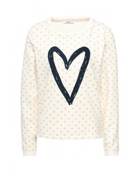 Женский бежевый свитер с круглым вырезом от Only