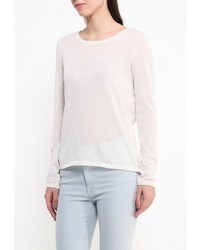 Женский бежевый свитер с круглым вырезом от Only