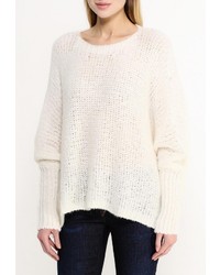 Женский бежевый свитер с круглым вырезом от Rinascimento