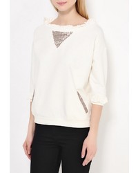 Женский бежевый свитер с круглым вырезом от Rinascimento