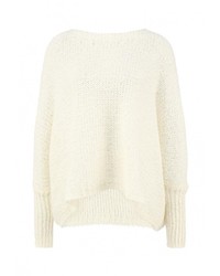 Женский бежевый свитер с круглым вырезом от Rinascimento