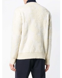 Мужской бежевый свитер с круглым вырезом от Jil Sander