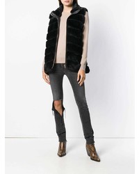 Женский бежевый свитер с круглым вырезом от N.Peal