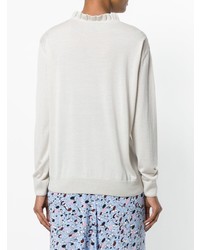 Женский бежевый свитер с круглым вырезом от A.P.C.