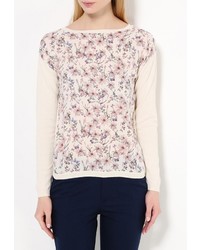 Женский бежевый свитер с круглым вырезом от SPRINGFIELD