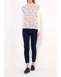 Женский бежевый свитер с круглым вырезом от SPRINGFIELD