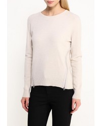 Женский бежевый свитер с круглым вырезом от Stella Morgan