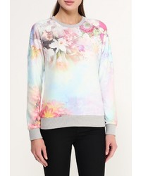 Женский бежевый свитер с круглым вырезом от Taya