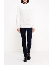 Женский бежевый свитер с круглым вырезом от Tom Farr