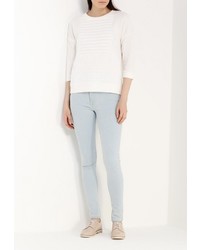 Женский бежевый свитер с круглым вырезом от Tom Farr