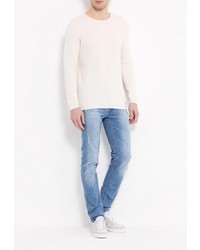 Мужской бежевый свитер с круглым вырезом от Tom Tailor Denim