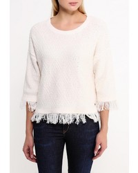 Женский бежевый свитер с круглым вырезом от Tom Tailor Denim