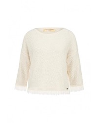 Женский бежевый свитер с круглым вырезом от Tom Tailor Denim