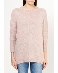 Женский бежевый свитер с круглым вырезом от Top Secret