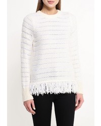 Женский бежевый свитер с круглым вырезом от Topshop