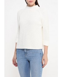 Женский бежевый свитер с круглым вырезом от Topshop