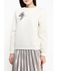 Женский бежевый свитер с круглым вырезом от Zarina