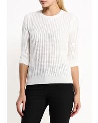 Женский бежевый свитер с круглым вырезом от Zarina