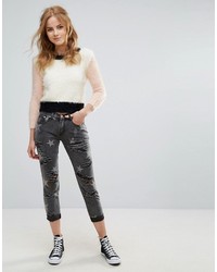 Женский бежевый свитер от Glamorous