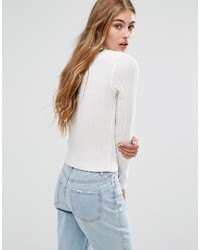 Женский бежевый свитер от Missguided