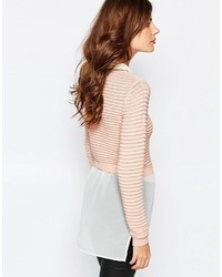 Женский бежевый свитер от Lipsy