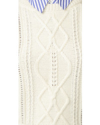 Женский бежевый свитер от Veronica Beard