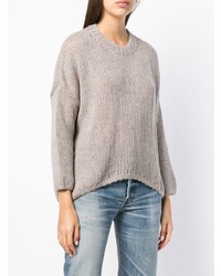 Бежевый свободный свитер от Max & Moi