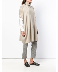 Бежевый свободный свитер от Jean Paul Knott