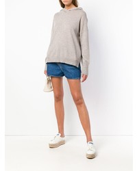 Бежевый свободный свитер от Le Kasha