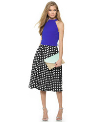 Бежевый соломенный клатч от Loeffler Randall