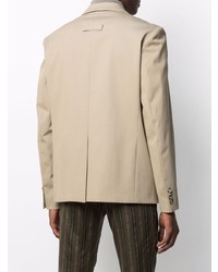 Мужской бежевый хлопковый пиджак от Nanushka