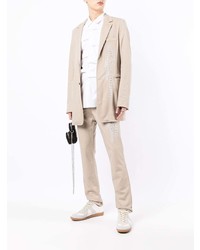 Мужской бежевый хлопковый пиджак от Doublet