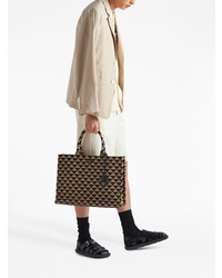 Мужской бежевый хлопковый пиджак от Prada