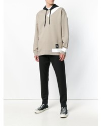 Мужской бежевый худи с принтом от Raf Simons X Fred Perry