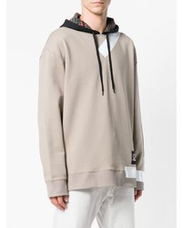 Мужской бежевый худи от Raf Simons X Fred Perry