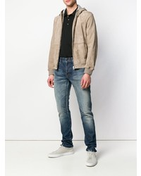 Мужской бежевый худи от Corneliani