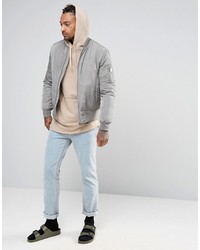 Мужской бежевый худи от Criminal Damage