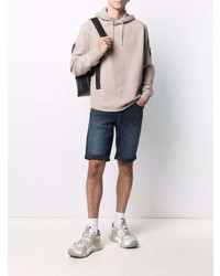 Мужской бежевый худи от Calvin Klein Jeans