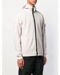 Мужской бежевый худи от Stone Island