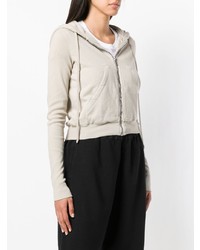 Женский бежевый худи от Rick Owens DRKSHDW