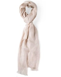 Женский бежевый шарф от Brunello Cucinelli