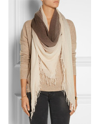 Женский бежевый шарф от Chan Luu