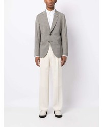 Мужской бежевый шерстяной пиджак в клетку от Paul Smith