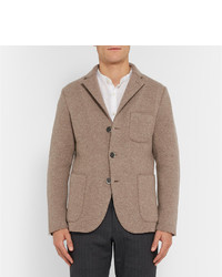 Мужской бежевый шерстяной пиджак от Barena