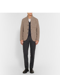 Мужской бежевый шерстяной пиджак от Barena