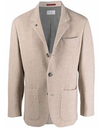 Мужской бежевый шерстяной пиджак от Brunello Cucinelli